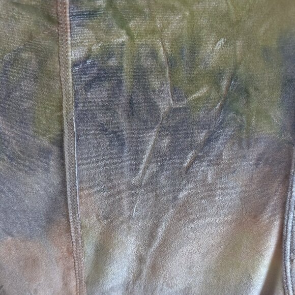 Aritzia WILFRED FREE Crushed Velvet Rainbow Pastel Bodycon Mini Dress Medium - Picture 8 of 11